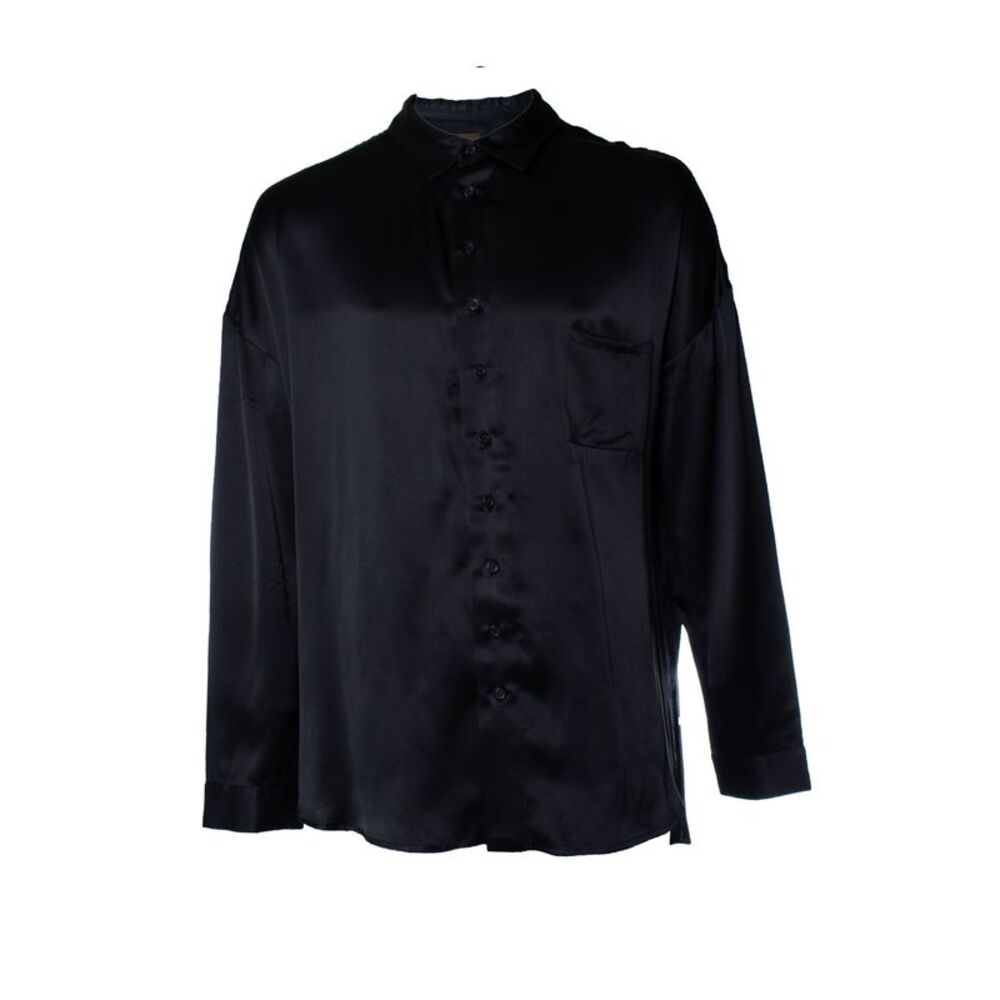 Albus Lumen, black silk shirt